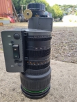 ** SOLD ** Canon J33ax11B4 IAS SX12 long tele 2/3" BCTV/broadcast lens with SUP-300 Support Bracket