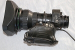 ** SOLD ** Fujinon A20x8.6BERM 2/3" 20x Telephoto Lens with 2x Extender for ENG/EFP Cameras, Manual Focus, Servo Zoom & Filter.